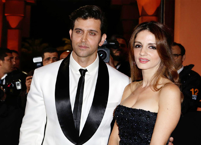 Sussanne and Hrithik Roshan 